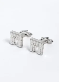 Fursac Arc De Triomphe Cufflinks Silvery Clearance