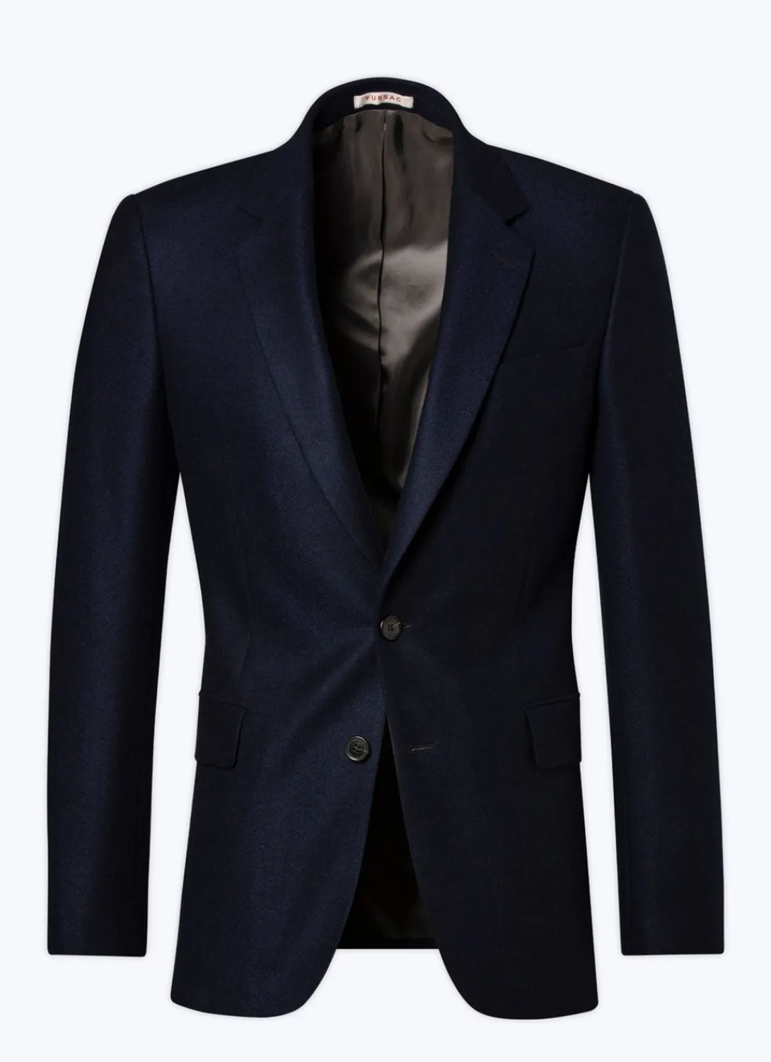 Fursac Basket Weaved Cashmere Jacket Navy Blue Clearance