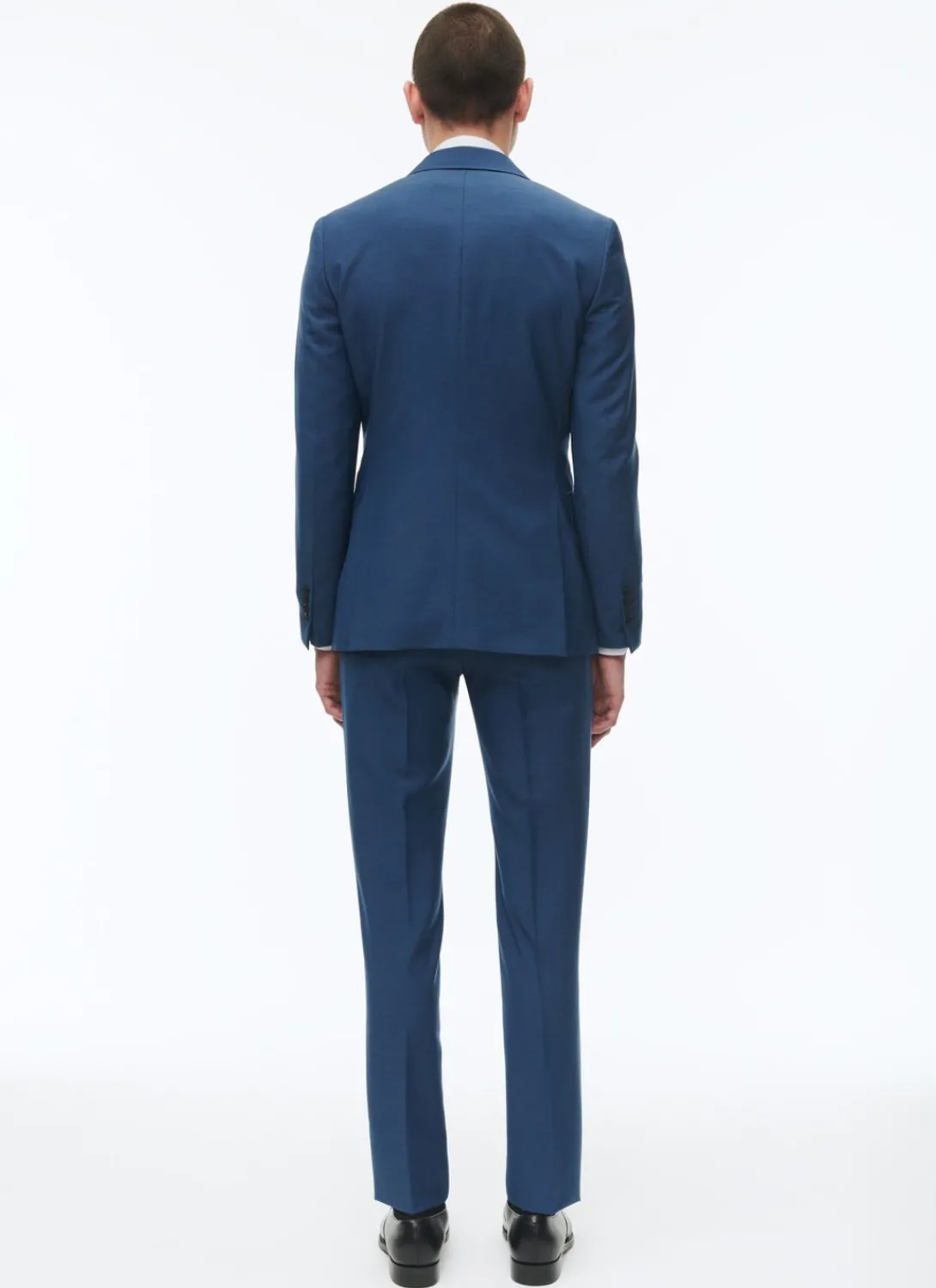 Fursac Blue Wool Serge 3-Piece Suit Sapphire Blue Discount