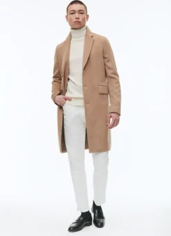 Fursac Cashmere Coat Camel New
