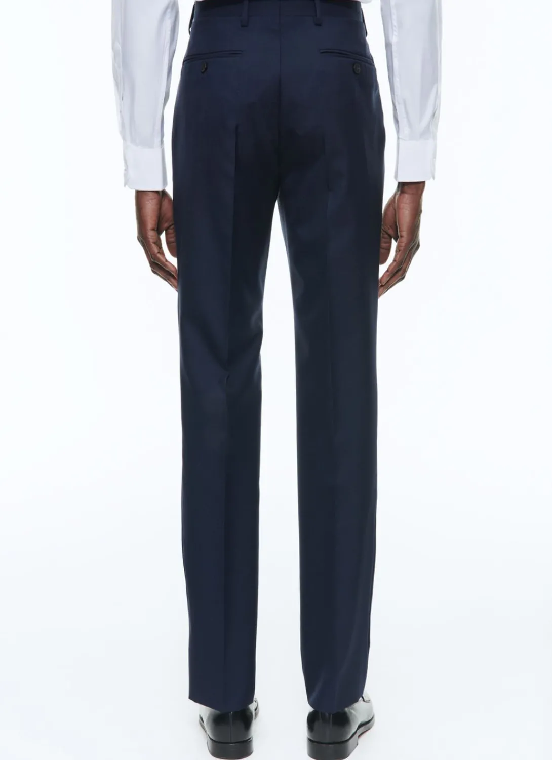 Fursac Certified Wool Double-Breasted Suit Navy Blue Store