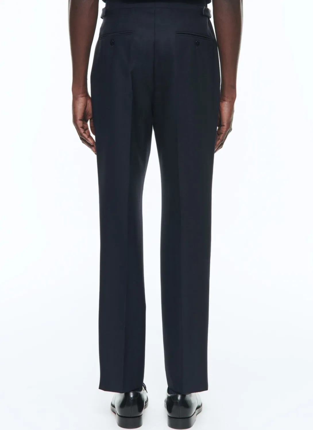 Fursac Certified Wool Houndstooth Suit Navy Blue Cheap