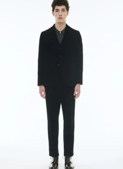 Fursac Corduroy Straight Suit Black Best Sale
