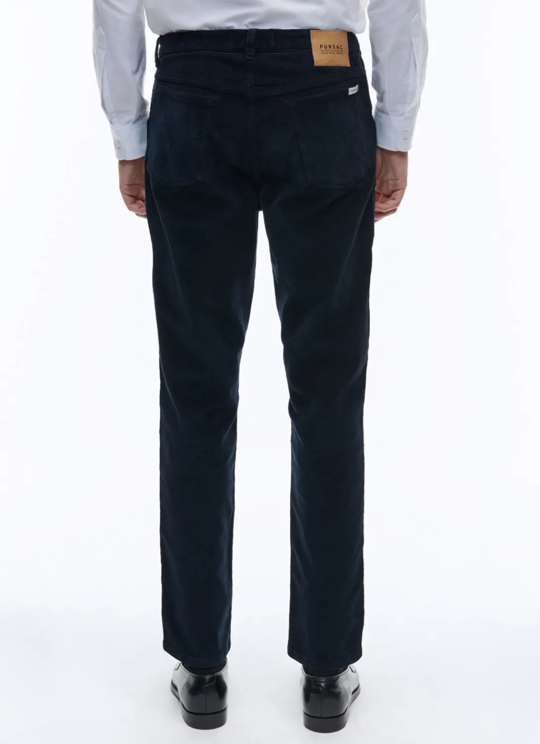 Fursac Corduroy Trousers Navy Blue Best Sale
