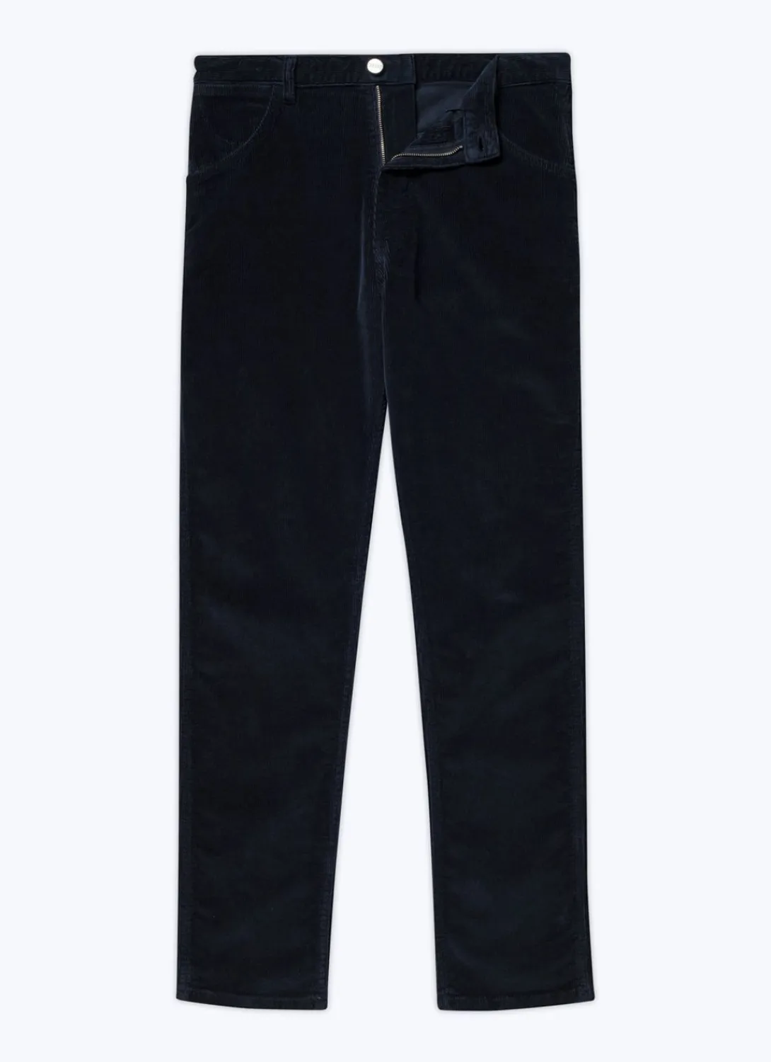 Fursac Corduroy Trousers Navy Blue Best Sale
