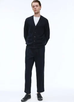 Fursac Cotton And Cashmere Cardigan Navy Blue Best Sale