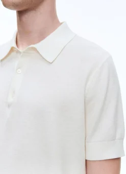 Fursac Cotton And Cashmere Polo Ecru Fashion