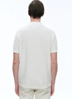 Fursac Cotton And Cashmere Polo Ecru Fashion