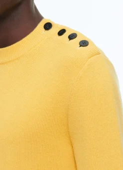 Fursac Cotton And Certified Wool Sweater Yellow Store