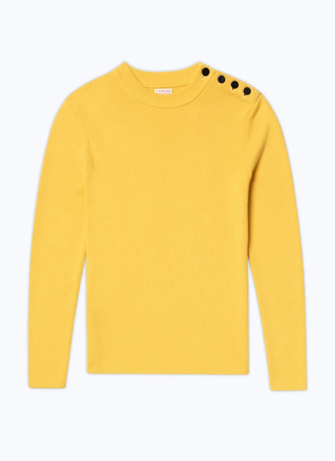 Fursac Cotton And Certified Wool Sweater Yellow Store