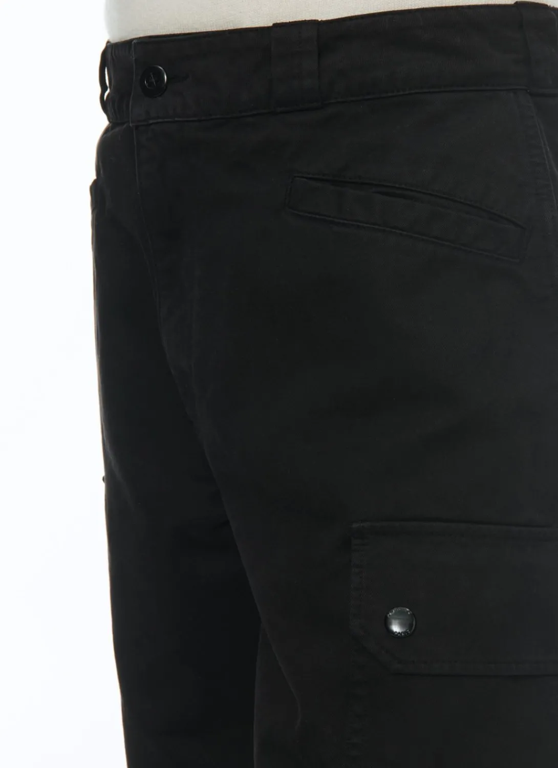 Fursac Cotton Cargo Trousers With Multipockets Black Discount