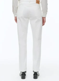 Fursac Cotton Serge 5-Pocket Trousers White Hot