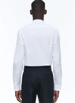 Fursac Cotton Shirt With Breast Plate White Hot