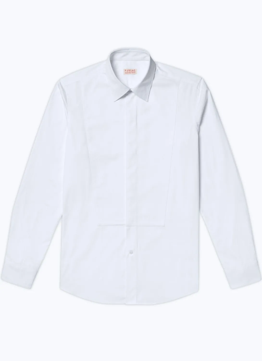 Fursac Cotton Shirt With Breast Plate White Hot