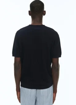 Fursac Cotton T-Shirt Navy Blue Cheap