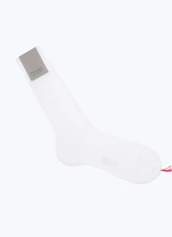 Fursac Egyptian Cotton Socks White Hot