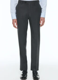 Fursac End-On-End Virgin Wool Large Suit Charcoal Grey - End-On-End Online