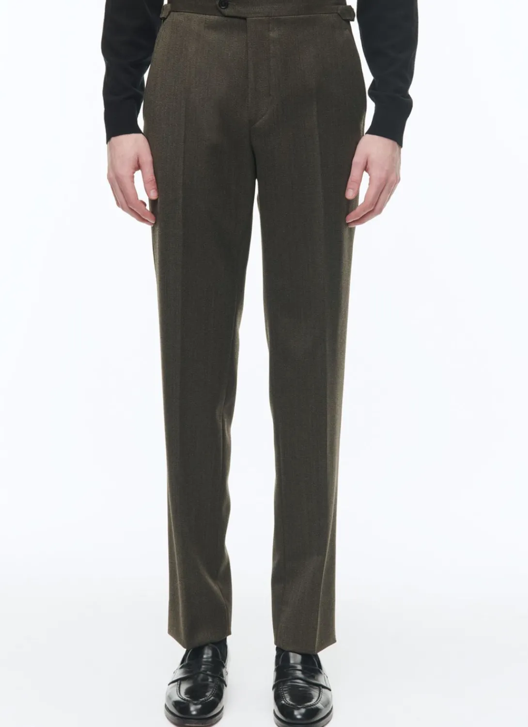 Fursac Flecked Wool Fitted Suit Bronze Store