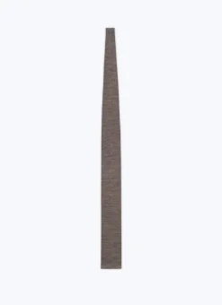 Fursac Knitted Wool Tie Taupe Grey Flash Sale