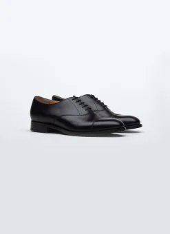 Fursac Leather Oxford Captoe Black Hot