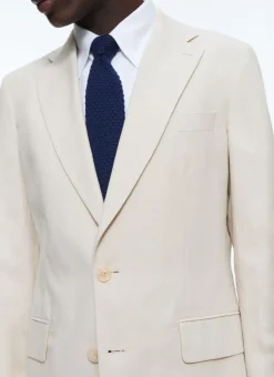 Fursac Linen And Certified Cotton Jacket Beige Cheap