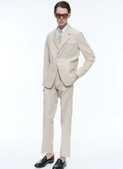 Fursac Linen And Cotton Slack Jacket Beige Online
