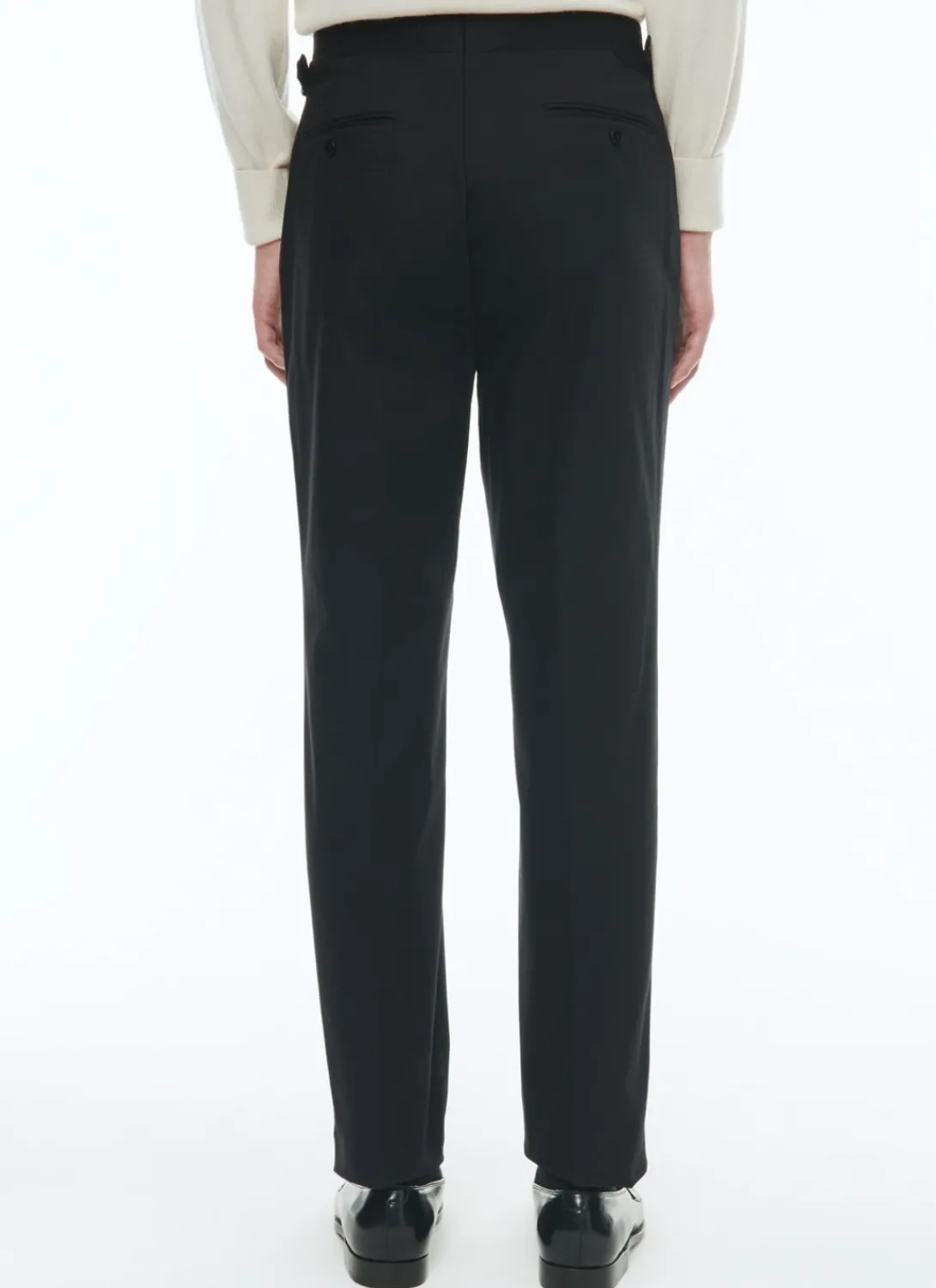 Fursac Organic Cotton Gabardine Chino Trousers Black Shop