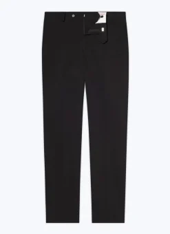 Fursac Organic Cotton Gabardine Chino Trousers Black Shop