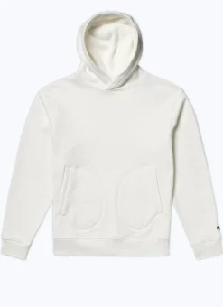 Fursac Organic Cotton Jersey Hoody White New