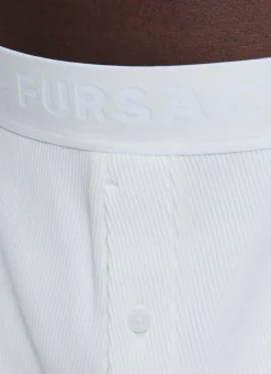 Fursac Organic Ribbed Cotton Underpants Ecru Store