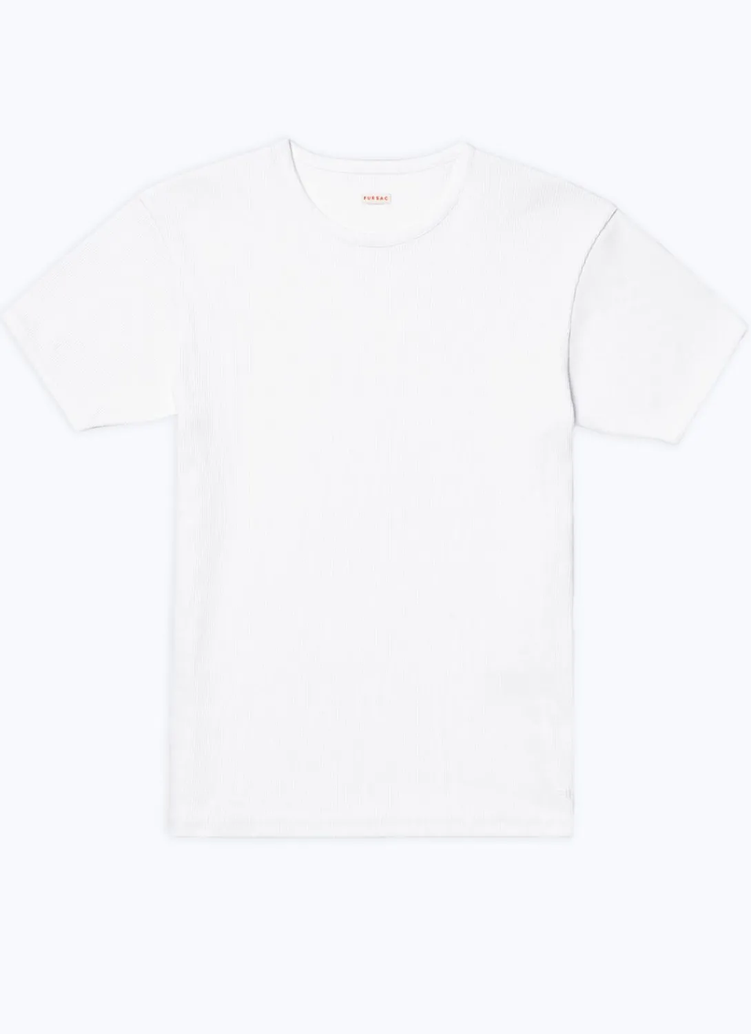 Fursac Ribbed Cotton Jersey Ringer T-Shirt Ecru Discount