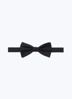 Fursac Satin Bow Tie Black Clearance