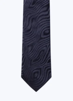 Fursac Silk Jacquard Tie Navy Blue Sale