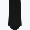 Fursac Silk Tie With Pattern Black Store