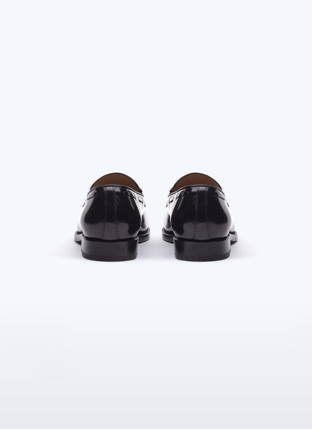 Fursac Spazolatto Leather Loafers With Tassels Black Clearance