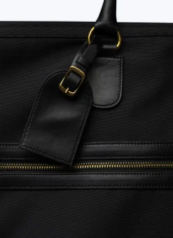 Fursac Technical Fabric And Leather Suit Holder Black Shop