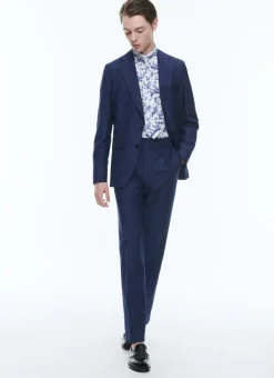 Fursac Toile De Jouy Printed Cotton Shirt Blue Toile De Jouy Print Discount