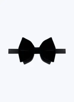 Fursac Velvet Bow Tie Black Shop