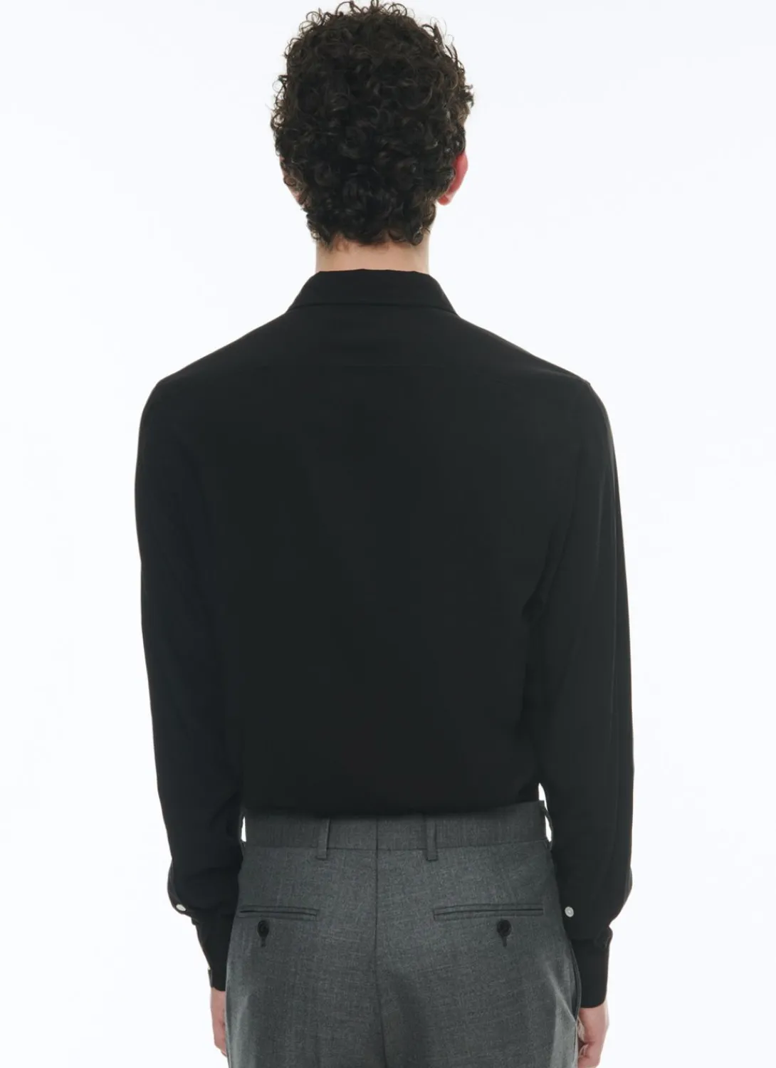 Fursac Viscose Shirt Black Shop