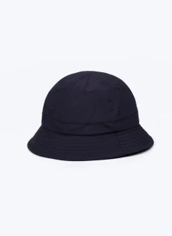Fursac Water-Repellent Fabric Bucket Hat Navy Blue Flash Sale