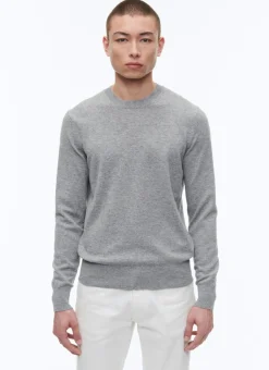 Fursac Wool And Cashmere Sweater Pearl Grey Discount