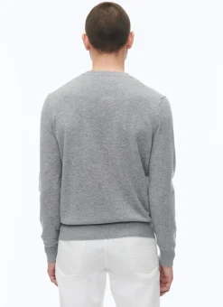 Fursac Wool And Cashmere Sweater Pearl Grey Discount