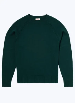Fursac Wool And Cashmere Sweater Forest Green Best Sale