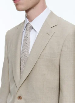 Fursac Wool Canvas Jacket Beige Clearance
