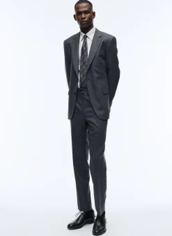 Fursac Wool Flannel Jacket Charcoal Grey Best