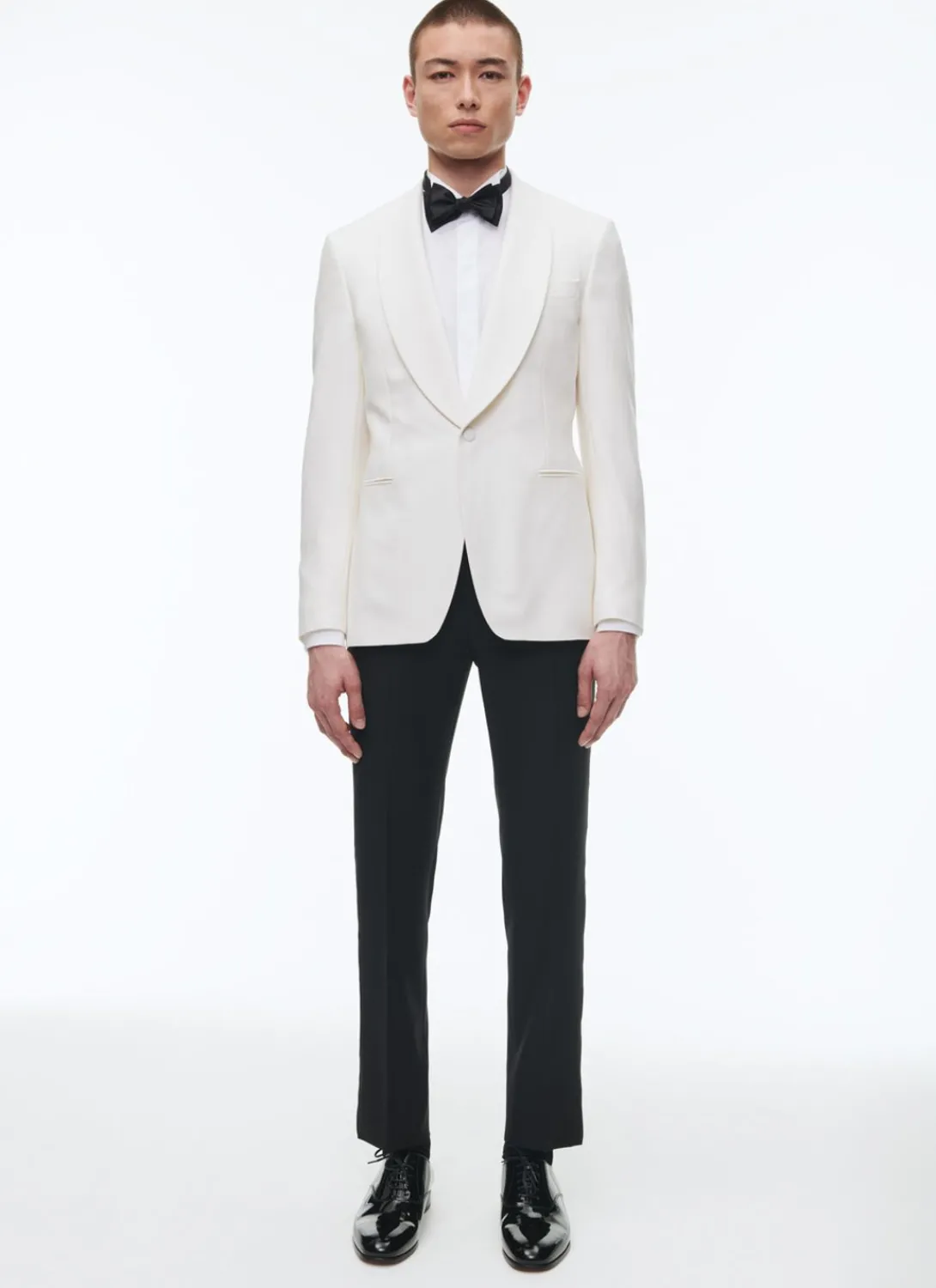 Fursac Wool, Mohair And Silk Tuxedo Ecru Cheap