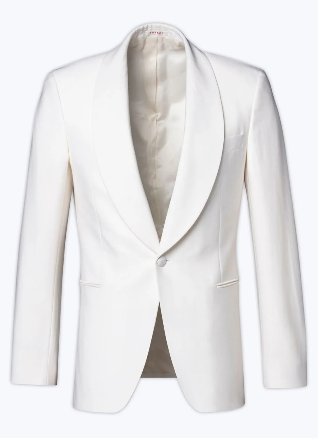 Fursac Wool, Mohair And Silk Tuxedo Jacket Ecru Hot