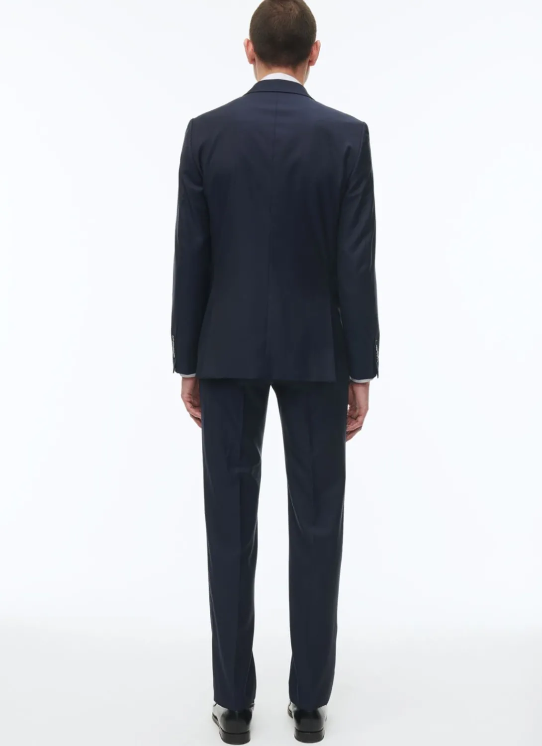 Fursac Wool Serge Large Suit Navy Blue Sale