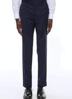 Fursac Wool Serge 3-Piece Suit Navy Blue Sale