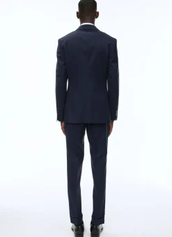 Fursac Wool Serge 3-Piece Suit Navy Blue Sale
